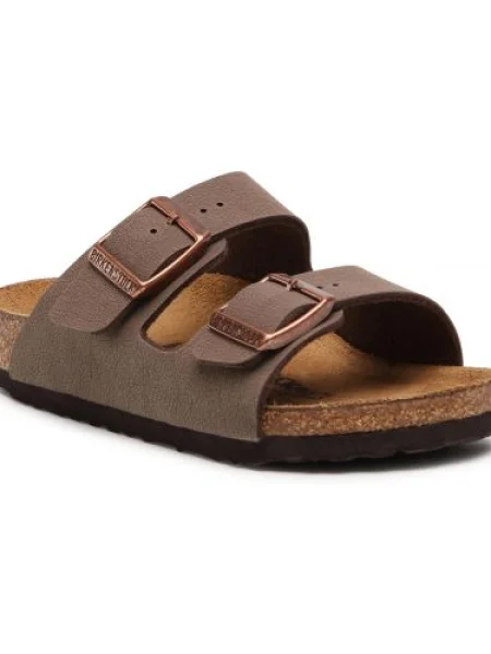 Detské šľapky Birkenstock Arizona hnedá