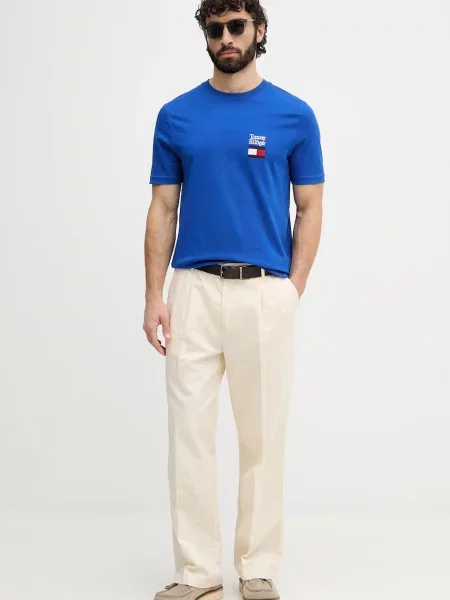 Tommy Hilfiger basic tričko modré