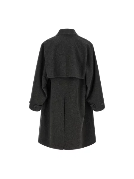 Płaszcz Jil Sander wełniany szary