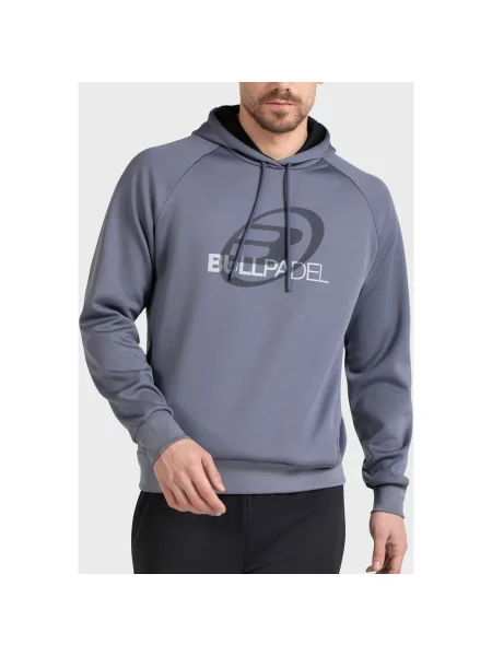 Bluza z kapturem Bullpadel Eira grafitowy S szary