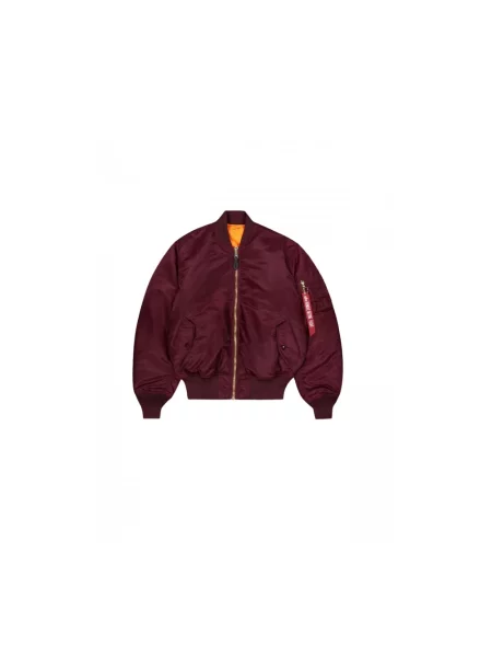 Alpha Industries Kurtki Mężczyzna M Heritage Bomber czerwony