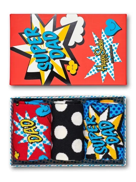 Happy Socks Čarape Fathers Day Gift Box 3 pack