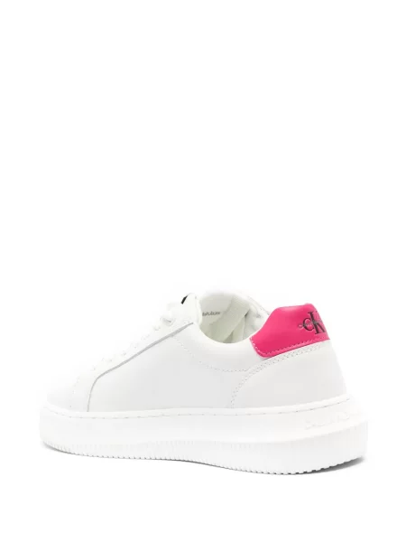 Sneakers Calvin Klein Jeans με σχέδιο λευκό