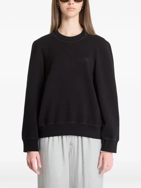 Hanorac Mm6 Maison Margiela cu autograf negru