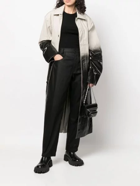 Straight fit džíny 44 Label Group černé