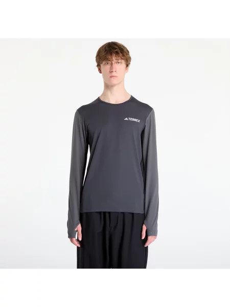 Póló adidas Terrex Multi Synthetic Base Layer Long Sleeve Carbon M