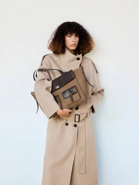 Torba shopper cargo khaki Kobieta uniwersalny MANGO
