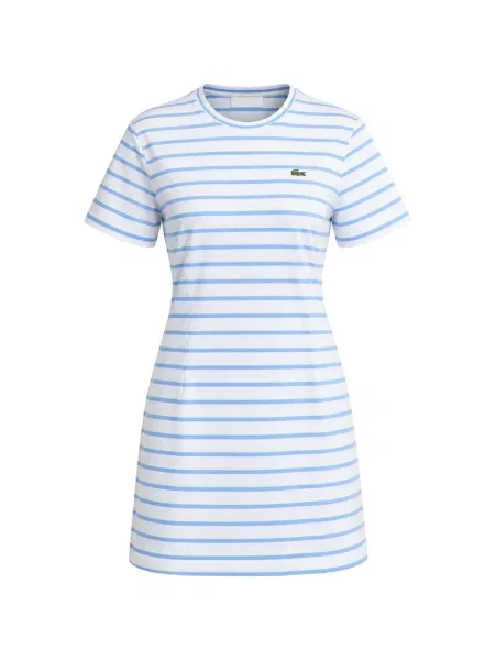 Rochie tip cămașă Lacoste alb
