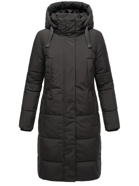 MARIKOO Palton de iarnă negru