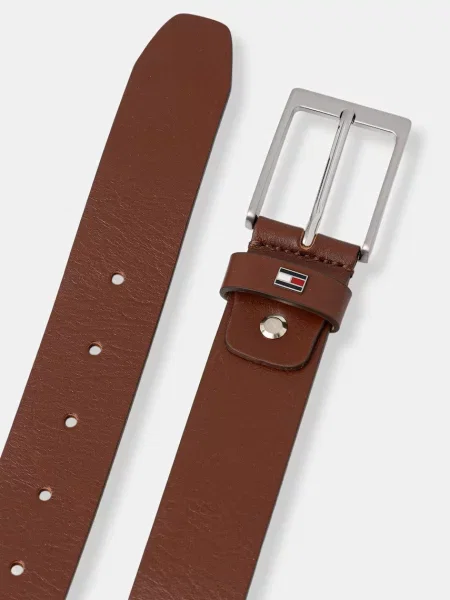 Tommy Hilfiger pas usnjeni rjava
