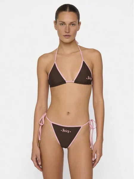 Plavky Juicy Couture hnědé