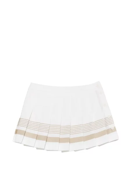 Fusta mini Lacoste alb