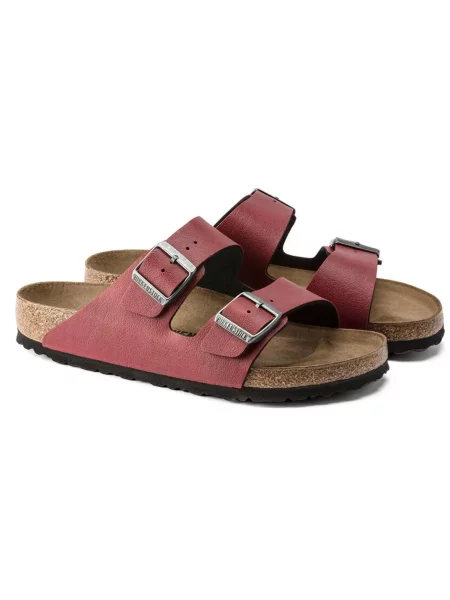 Klapki męskie Birkenstock Arizona BS regular czerwone