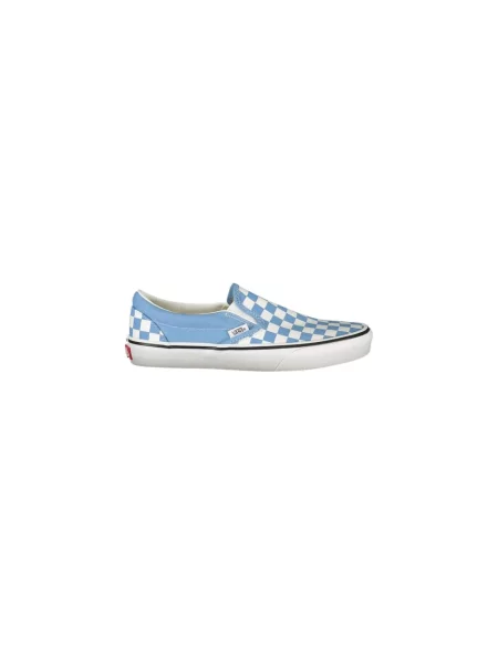 Sneakersy Vans w kratę niebieskie