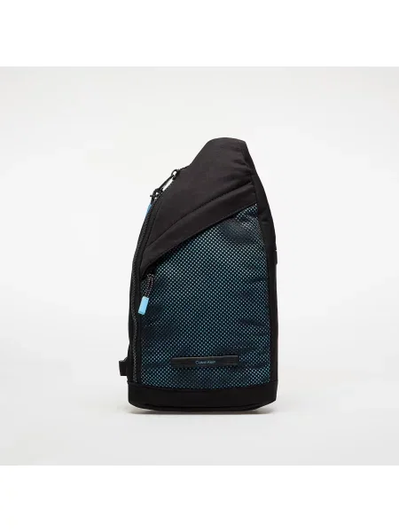Geantă Calvin Klein Mesh Sling Bag Black Universal alb