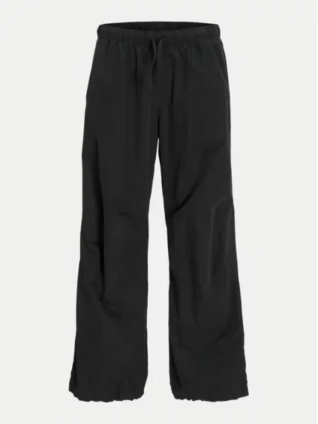 Hlače iz tkanine Jack&Jones črna