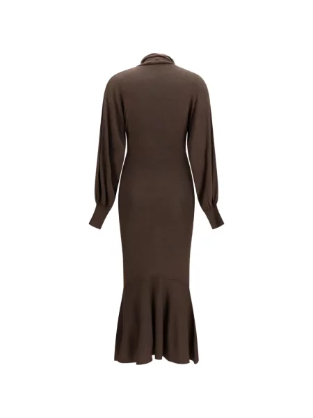 Rochie Jacquemus tricotate maro