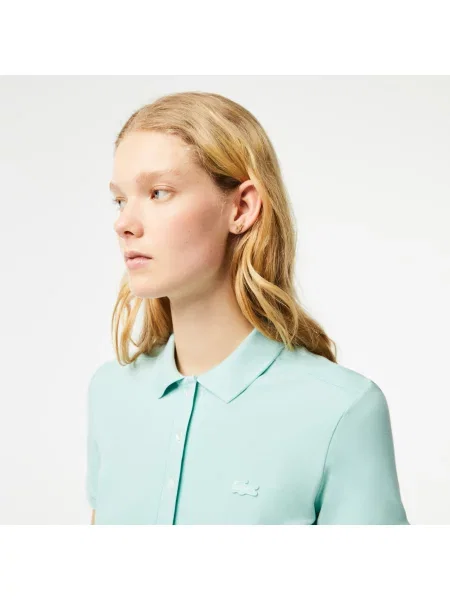 Lacoste Sukienka Polo Z Elastycznej Bawełny Piqué
