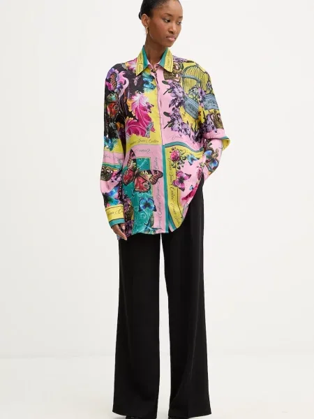 Сорочка Versace Jeans Couture regular класичний комір рожевий