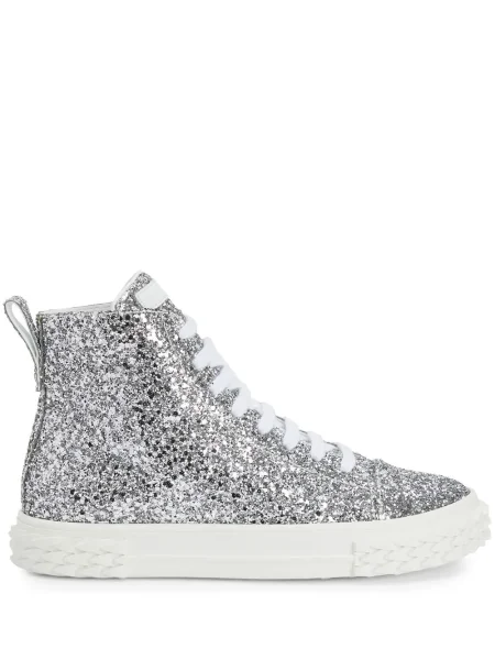 Sneakerși Giuseppe Zanotti argintiu