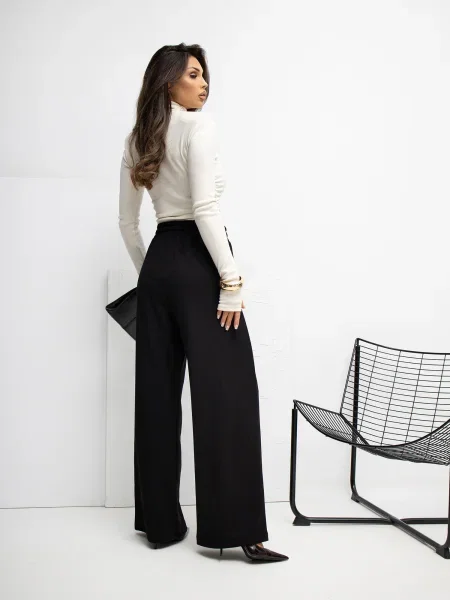 Pantaloni sport Rue Paris negru