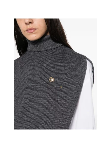 Sukienka maxi Twinset szara