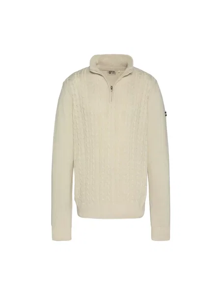 Sweter Schott Nyc beżowy