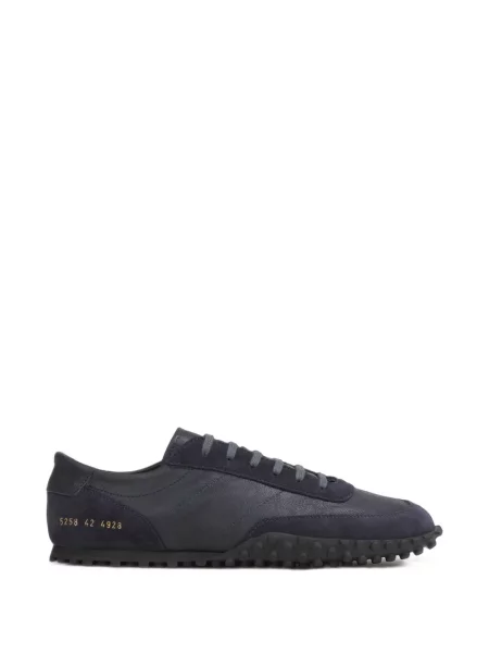 Sneakerși Common Projects din piele cu tepi albastru