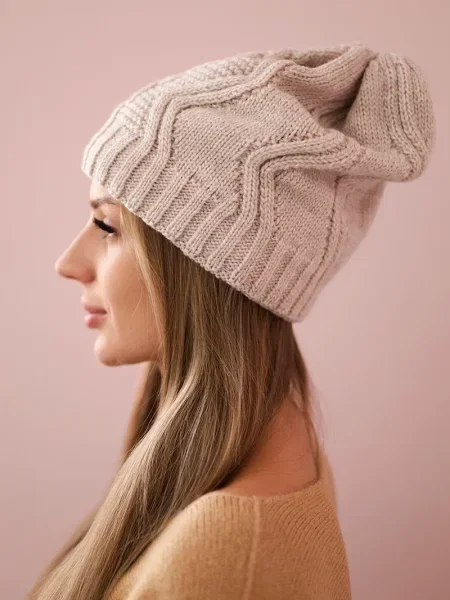 Șapcă Kesi din fleece bej