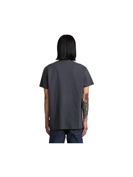 G-Star Raw T-shirt Spray Logo tamnoplava