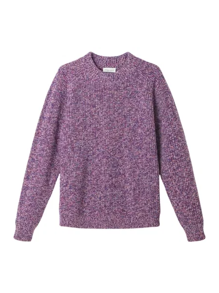 Sweter Roberto Collina fioletowy