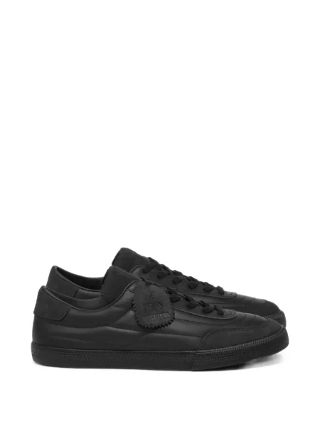 Matlasat sneakerși Veja din piele negru