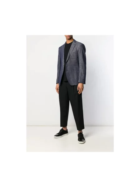 Haftowana koszulka Giorgio Armani czarna