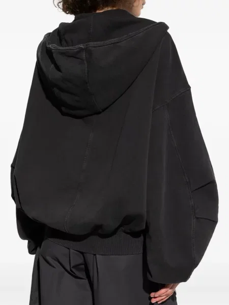 Hanorac cu glugă The Attico negru