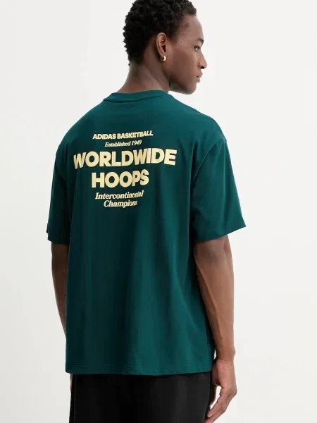 Тениска adidas Originals Intercon Tee с принт зелено