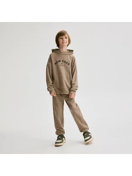 Reserved jogger kalhoty kávová