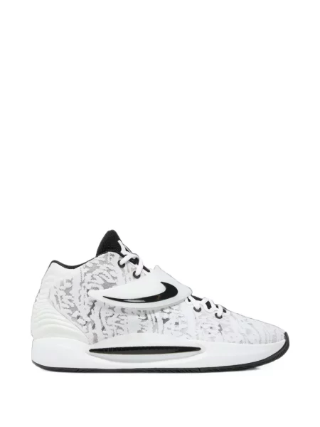 Sneakerși Nike LeBron cu șireturi din dantelă portocaliu