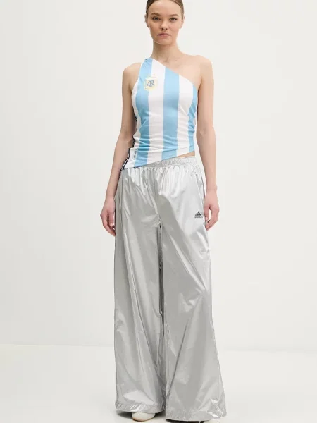 Adidas Originals spodnie srebrne