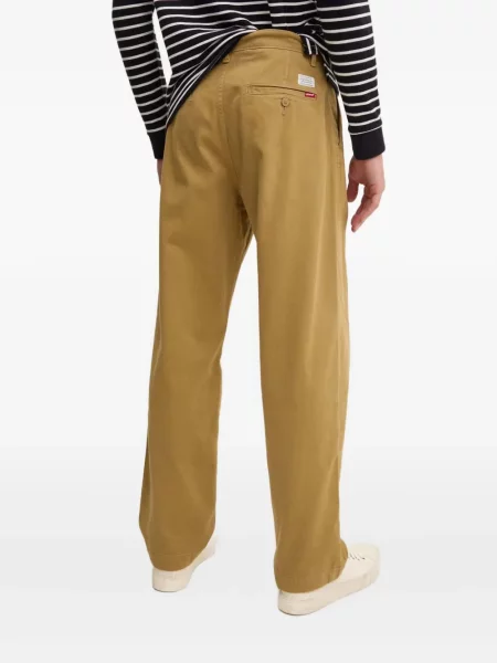 Blugi drepți Levi's® zdrențuiți negru