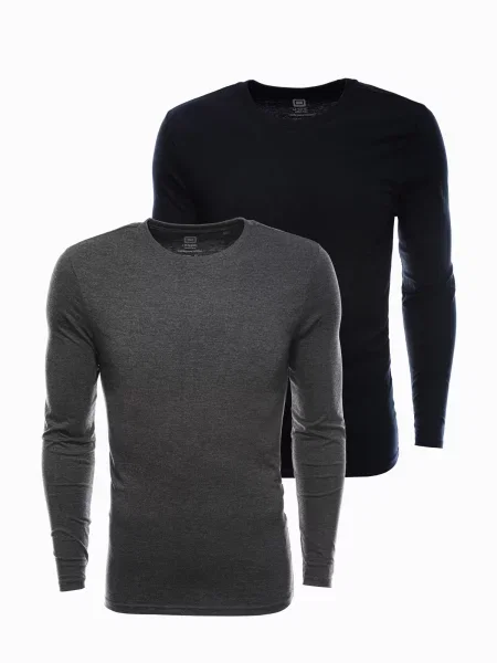 Tricou mânecă lungă Ombre gri