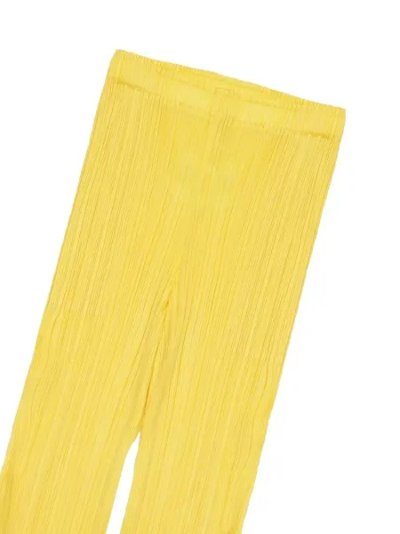 Nadrág Pleats Please Issey Miyake sárga