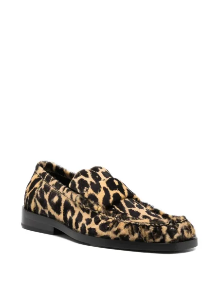 Loaferice Jil Sander s printom s leopard uzorkom