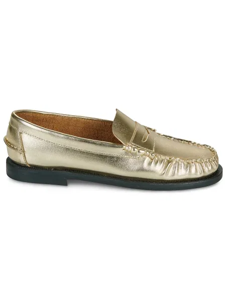 Pantofi Sebago auriu