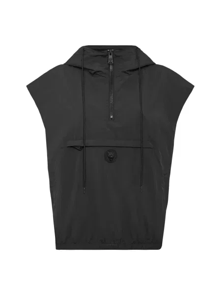 Kamizelka Plein Sport z kapturem czarna