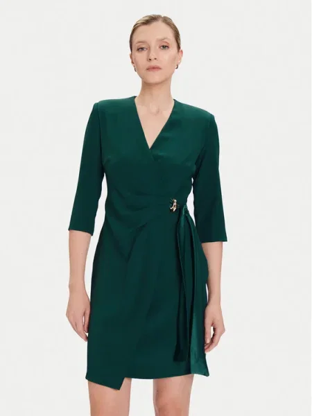 Rinascimento Rochie cocktail verde