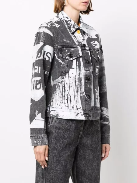 Džínsová bunda Off-white biela