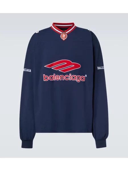 Jersey športna majica Balenciaga modra