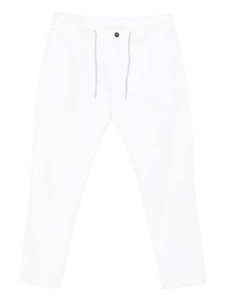 Pantaloni Eleventy alb