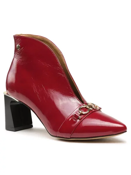 Škornji Maciejka Fuksja rdeča