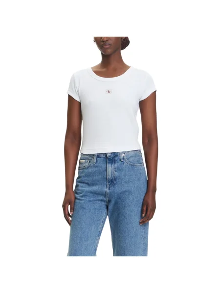 Tričko Calvin Klein Jeans biela